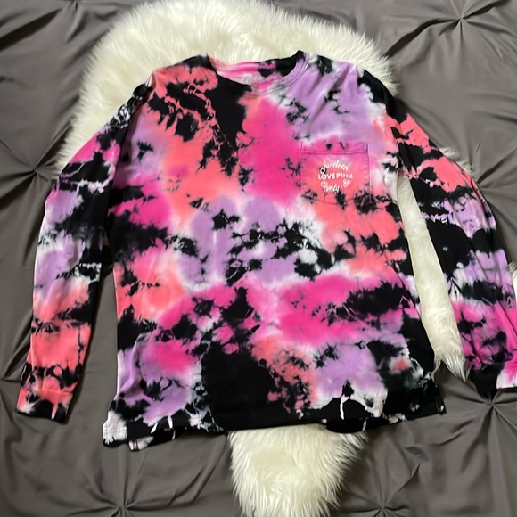Victoria’s Secret PINK Tie-Dye Long Sleeve Tee - Picture 1 of 4